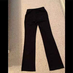 Pull on stretch knit bootcut pants / like new